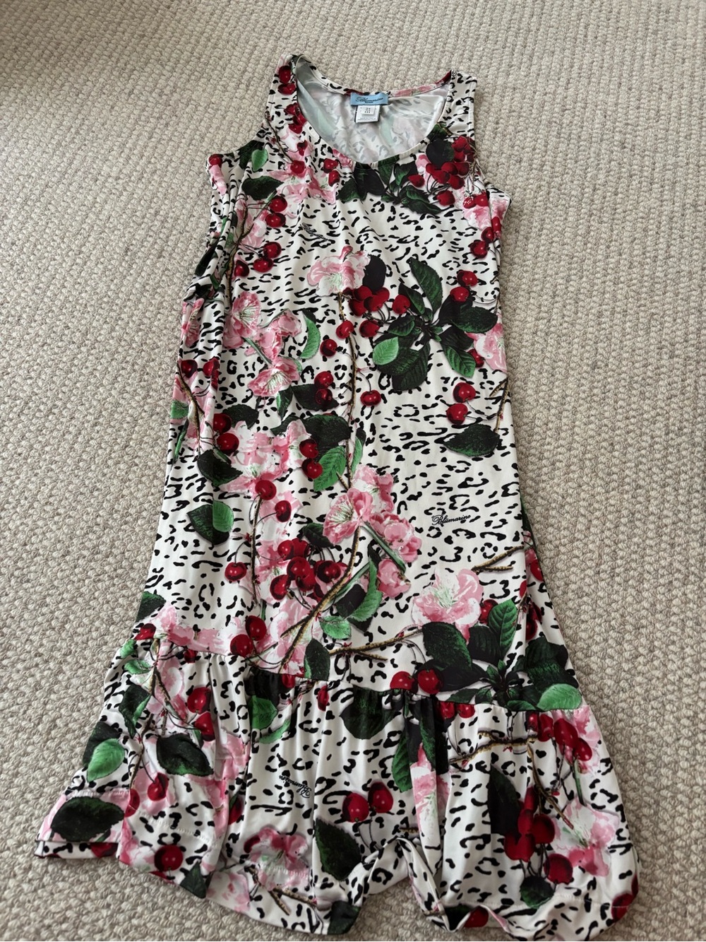 Bluemarine cherry print dress